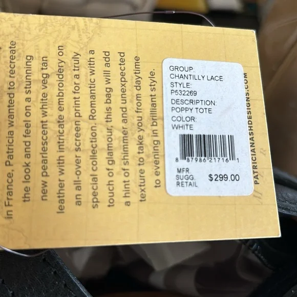 NWT Patricia Nash. Chantilly Lace bag - Picture 5 of 9